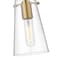 Z-Lite Kira Pendant, 1-Light, 5 In.W x 8 In.H, Modern Gold/Clear 7508MP-ROD-MGLD - alternate 6